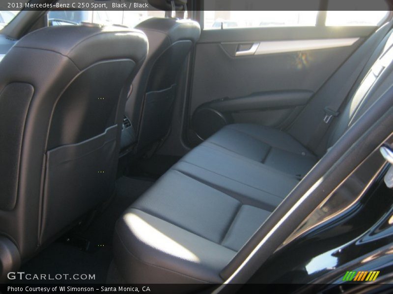 Black / Black 2013 Mercedes-Benz C 250 Sport