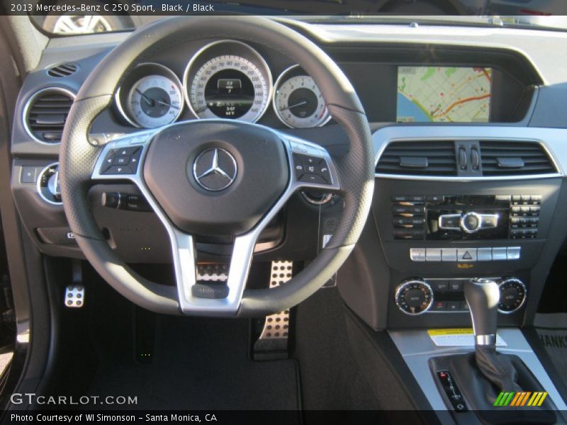 Black / Black 2013 Mercedes-Benz C 250 Sport