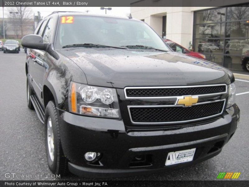 Black / Ebony 2012 Chevrolet Tahoe LT 4x4