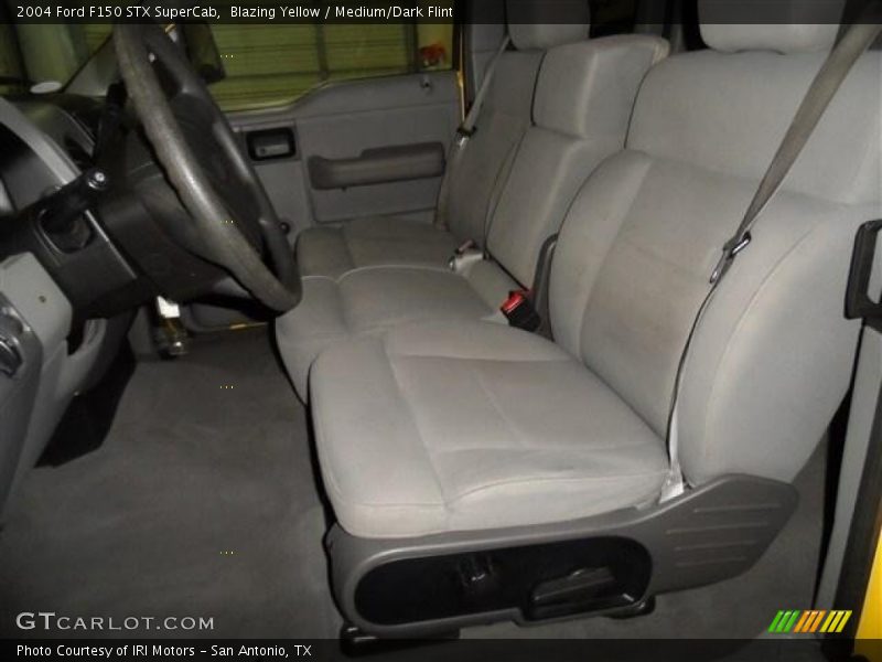 Blazing Yellow / Medium/Dark Flint 2004 Ford F150 STX SuperCab