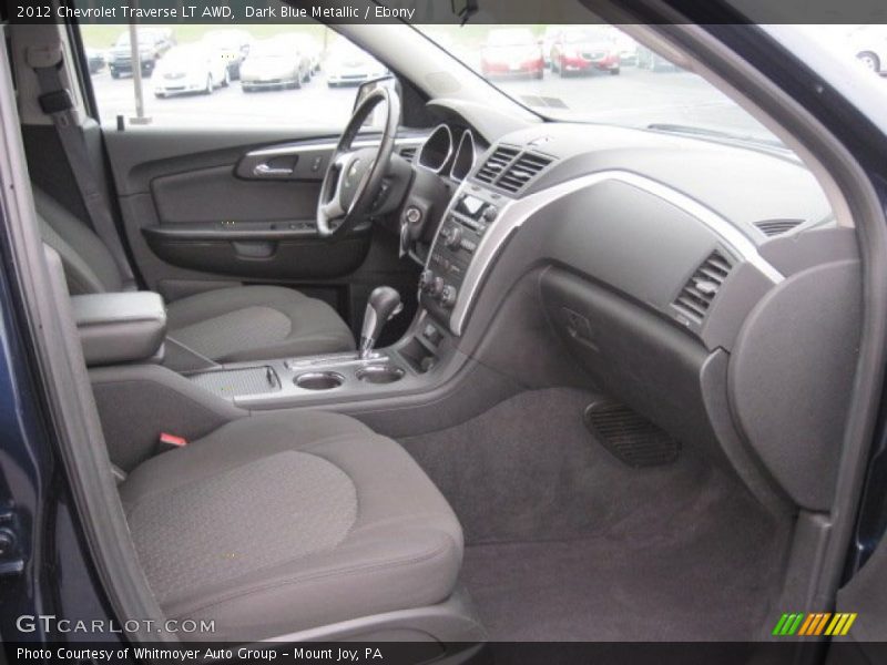 Dark Blue Metallic / Ebony 2012 Chevrolet Traverse LT AWD