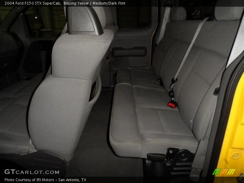 Blazing Yellow / Medium/Dark Flint 2004 Ford F150 STX SuperCab