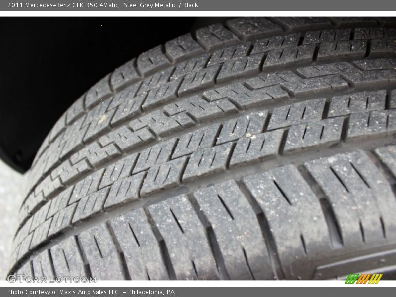 Steel Grey Metallic / Black 2011 Mercedes-Benz GLK 350 4Matic