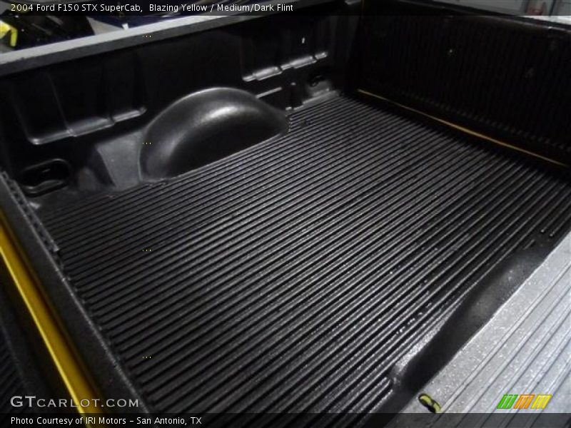 Blazing Yellow / Medium/Dark Flint 2004 Ford F150 STX SuperCab