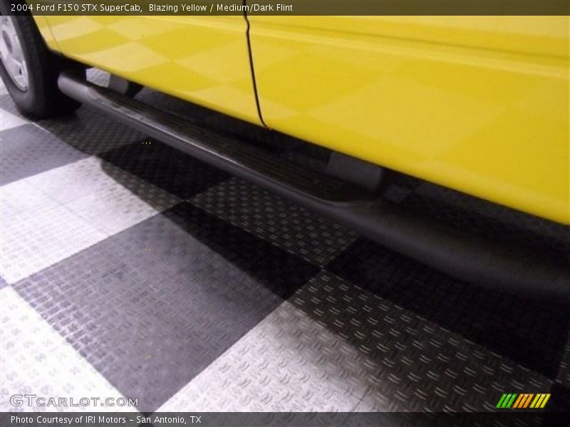 Blazing Yellow / Medium/Dark Flint 2004 Ford F150 STX SuperCab