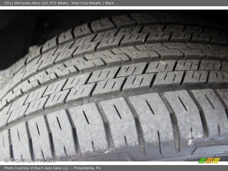 Steel Grey Metallic / Black 2011 Mercedes-Benz GLK 350 4Matic