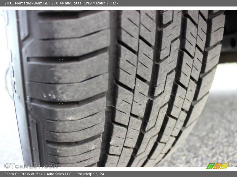 Steel Grey Metallic / Black 2011 Mercedes-Benz GLK 350 4Matic