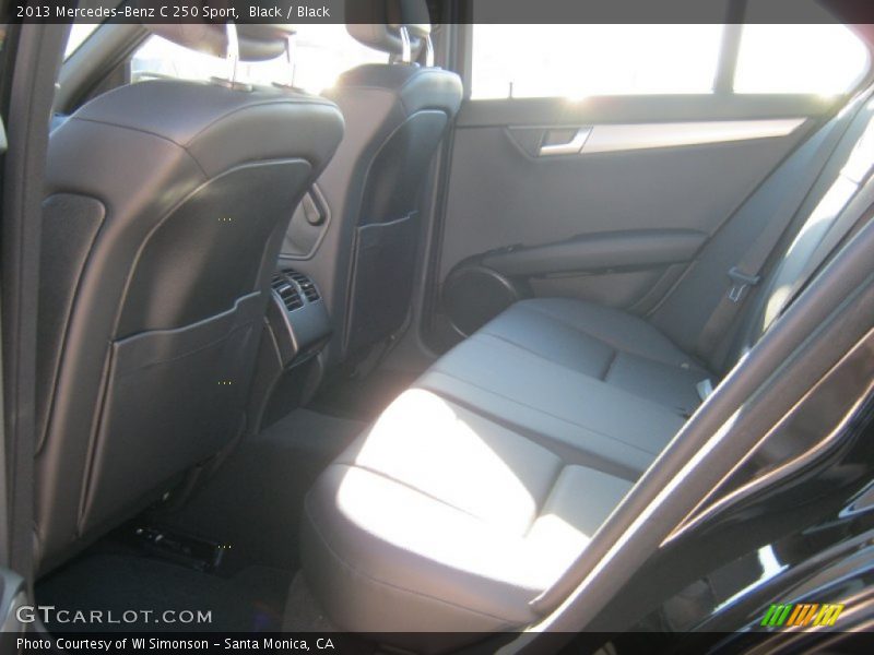 Black / Black 2013 Mercedes-Benz C 250 Sport