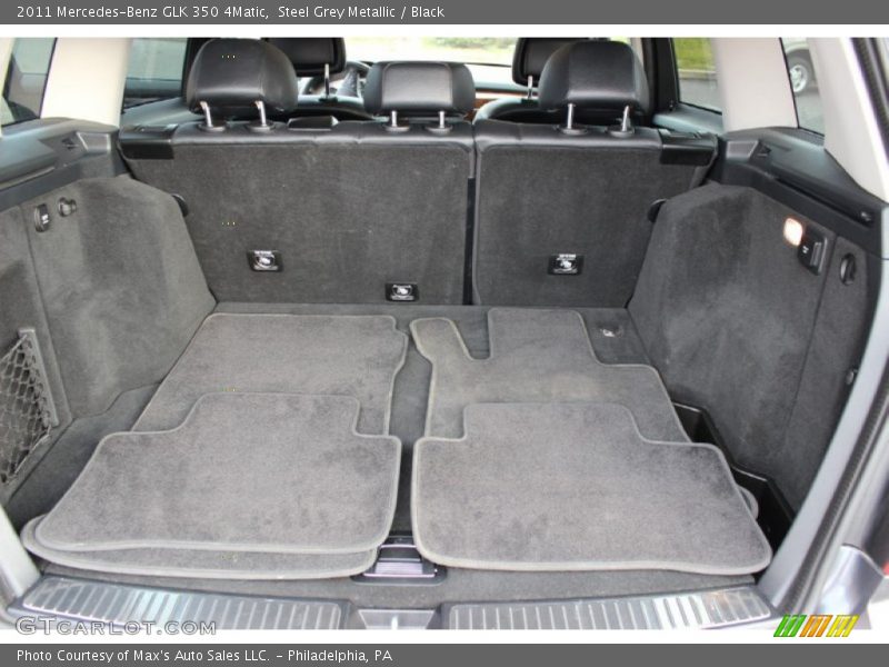 Steel Grey Metallic / Black 2011 Mercedes-Benz GLK 350 4Matic