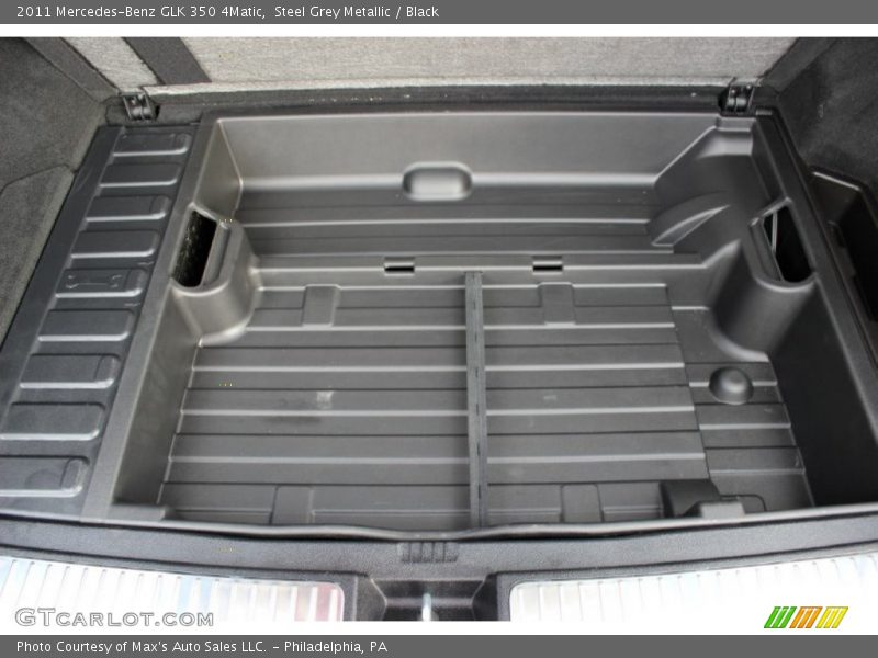 Steel Grey Metallic / Black 2011 Mercedes-Benz GLK 350 4Matic