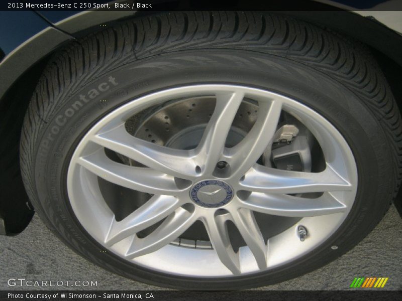 Black / Black 2013 Mercedes-Benz C 250 Sport