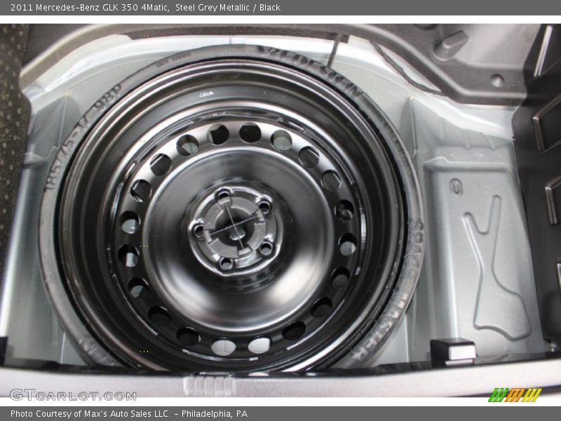 Steel Grey Metallic / Black 2011 Mercedes-Benz GLK 350 4Matic