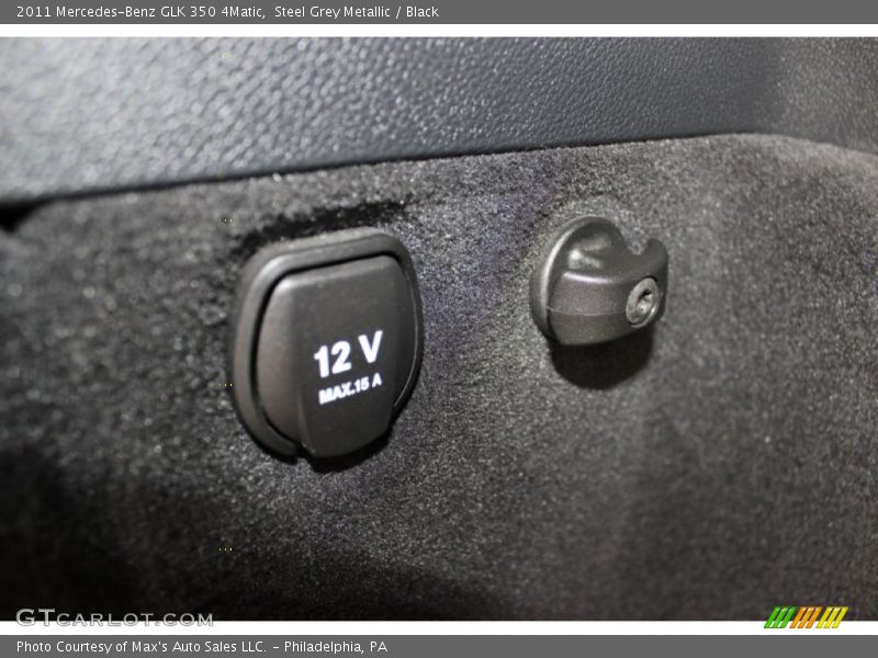 Steel Grey Metallic / Black 2011 Mercedes-Benz GLK 350 4Matic