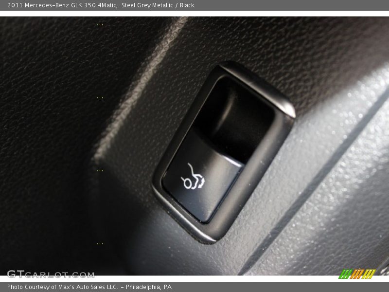 Steel Grey Metallic / Black 2011 Mercedes-Benz GLK 350 4Matic
