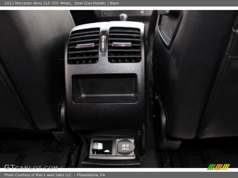 Steel Grey Metallic / Black 2011 Mercedes-Benz GLK 350 4Matic