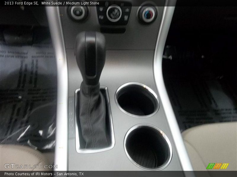 White Suede / Medium Light Stone 2013 Ford Edge SE