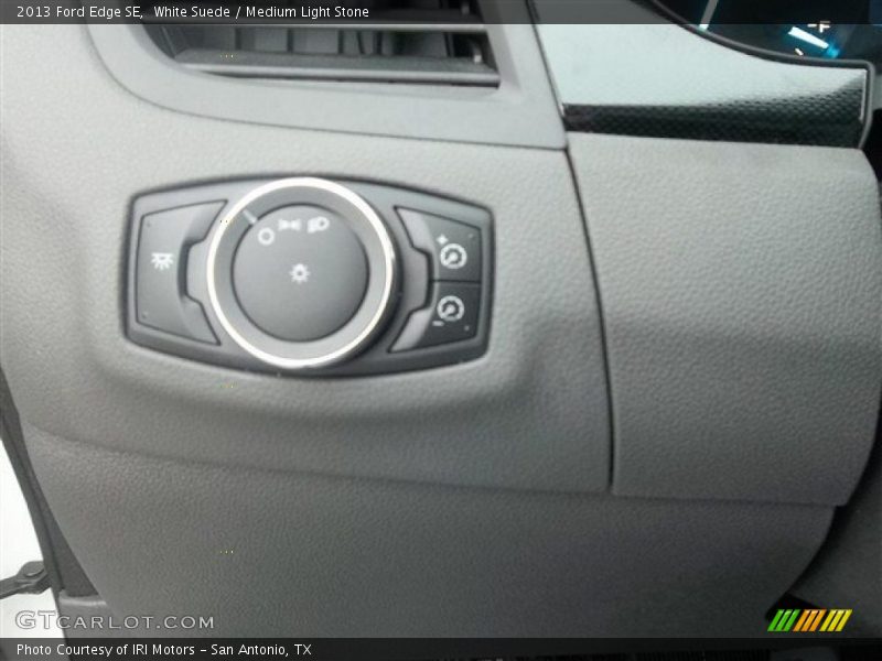 White Suede / Medium Light Stone 2013 Ford Edge SE