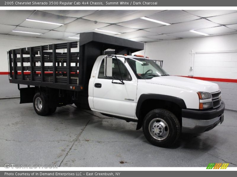 Summit White / Dark Charcoal 2005 Chevrolet Silverado 3500 Regular Cab 4x4 Chassis