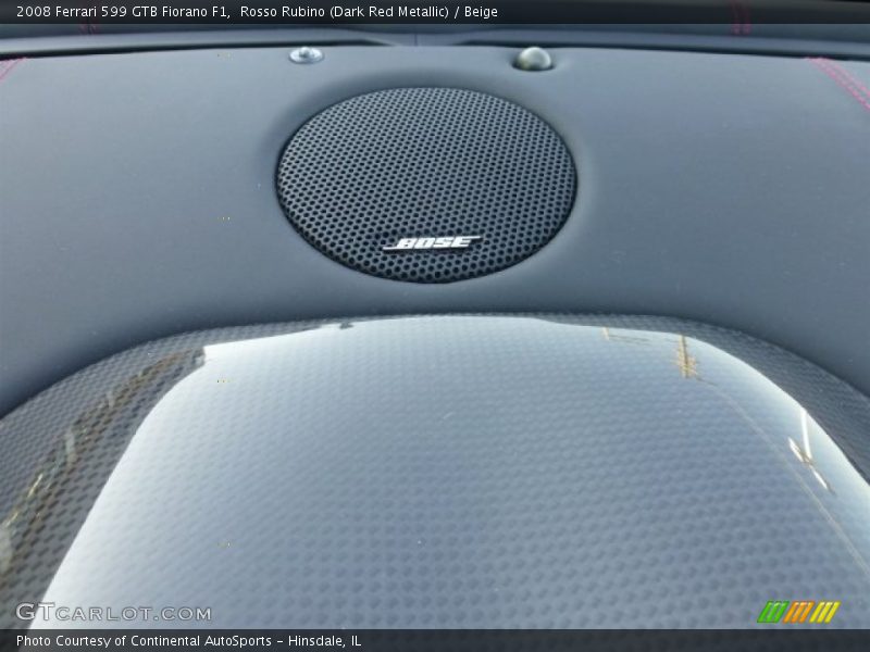 Audio System of 2008 599 GTB Fiorano F1