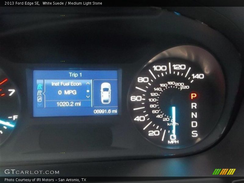 White Suede / Medium Light Stone 2013 Ford Edge SE
