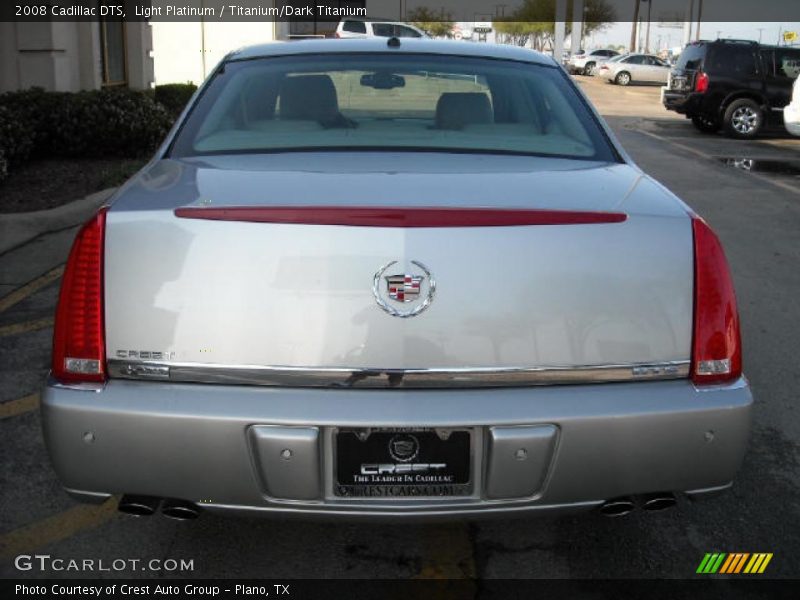 Light Platinum / Titanium/Dark Titanium 2008 Cadillac DTS