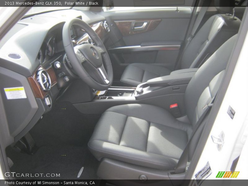 Polar White / Black 2013 Mercedes-Benz GLK 350