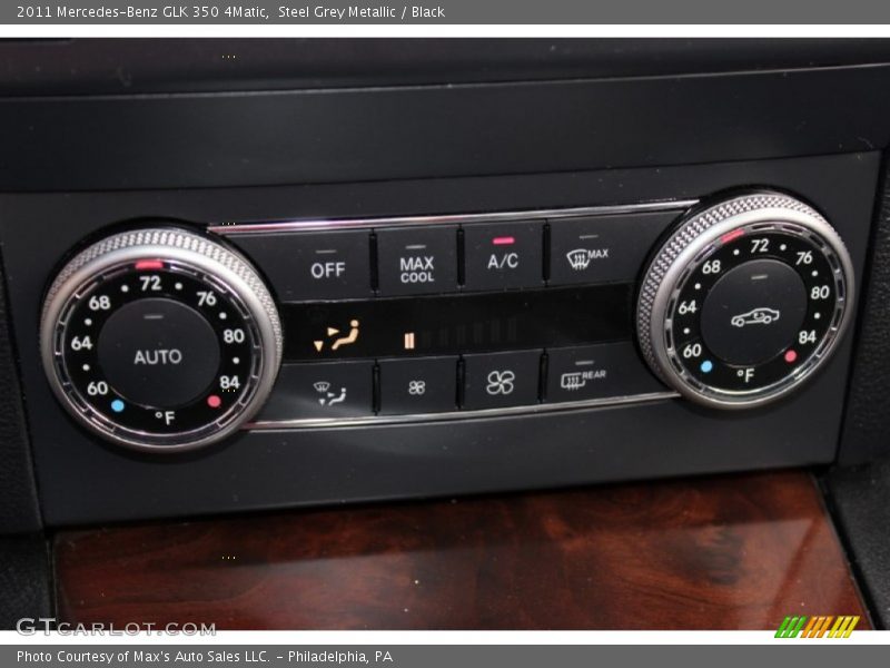 Steel Grey Metallic / Black 2011 Mercedes-Benz GLK 350 4Matic