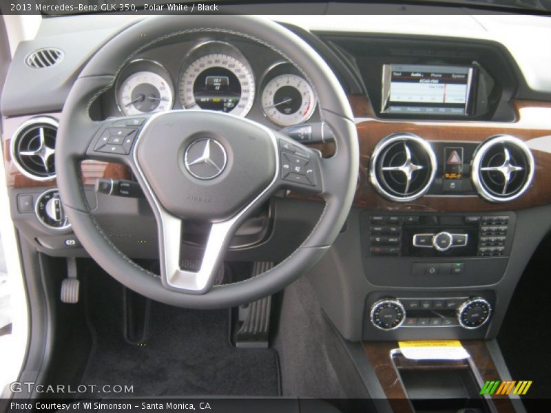 Polar White / Black 2013 Mercedes-Benz GLK 350