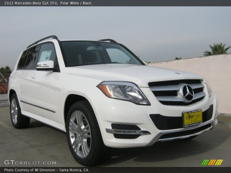 Polar White / Black 2013 Mercedes-Benz GLK 350