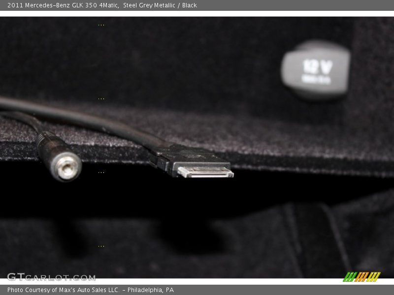 Steel Grey Metallic / Black 2011 Mercedes-Benz GLK 350 4Matic