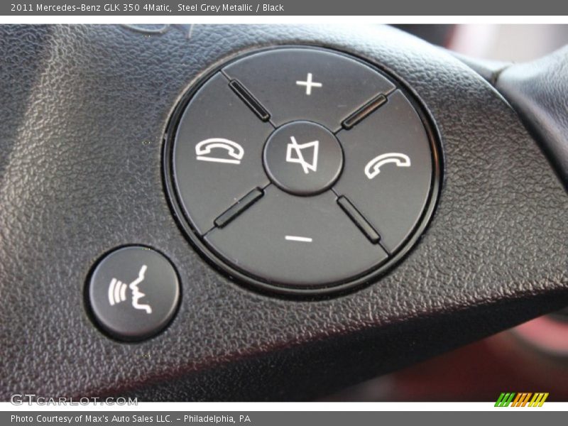 Steel Grey Metallic / Black 2011 Mercedes-Benz GLK 350 4Matic
