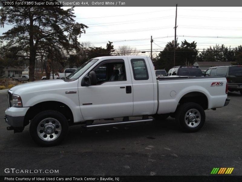 Oxford White / Tan 2005 Ford F350 Super Duty XLT SuperCab 4x4