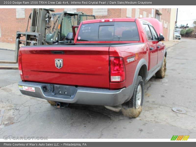 Inferno Red Crystal Pearl / Dark Slate/Medium Graystone 2010 Dodge Ram 1500 TRX4 Crew Cab 4x4