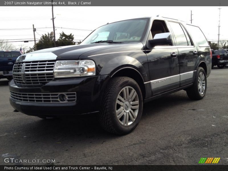 Black / Camel 2007 Lincoln Navigator Ultimate 4x4
