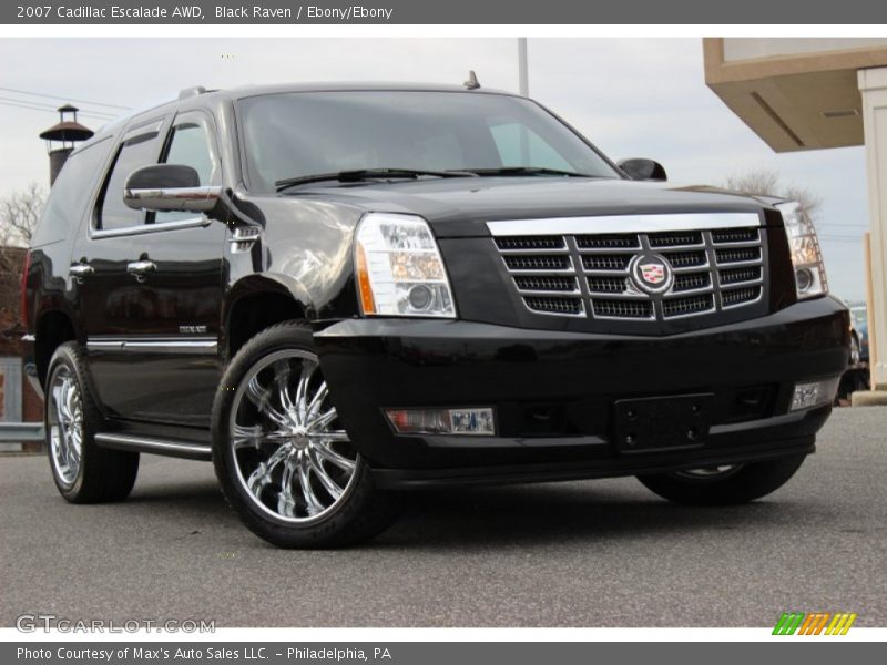 Black Raven / Ebony/Ebony 2007 Cadillac Escalade AWD