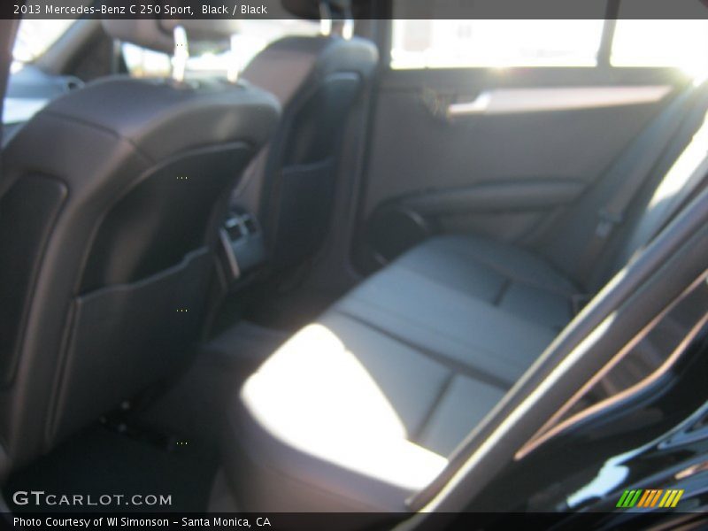 Black / Black 2013 Mercedes-Benz C 250 Sport