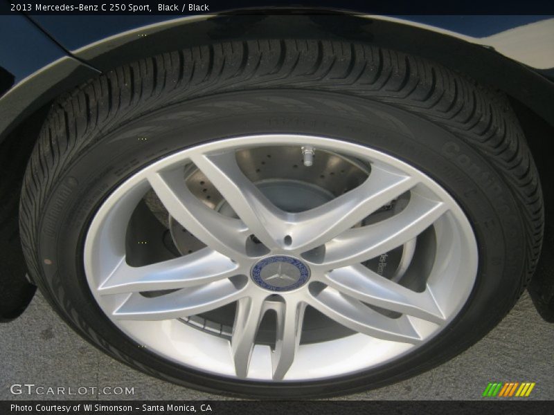 Black / Black 2013 Mercedes-Benz C 250 Sport
