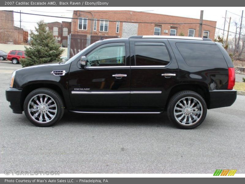 Black Raven / Ebony/Ebony 2007 Cadillac Escalade AWD