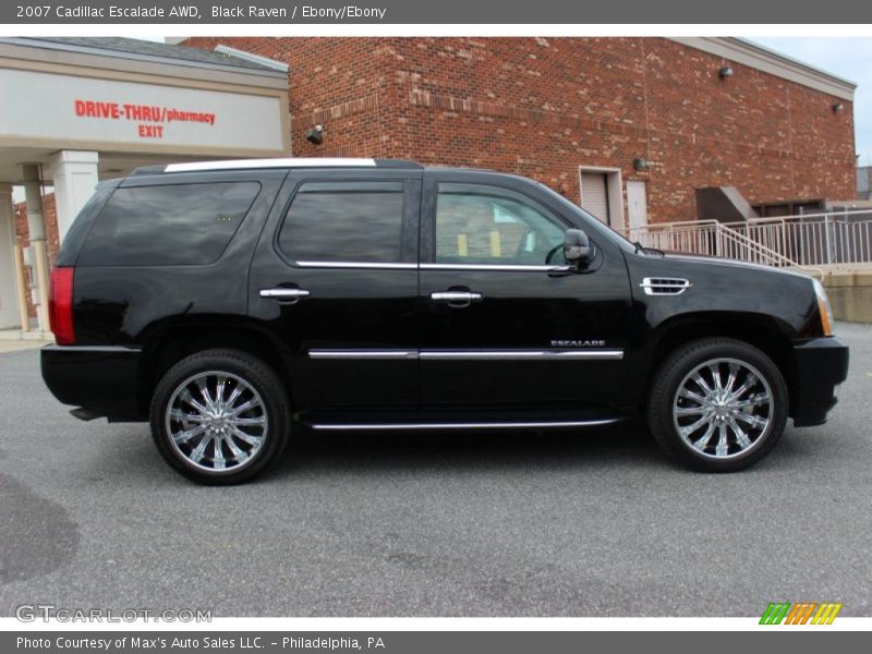 Black Raven / Ebony/Ebony 2007 Cadillac Escalade AWD