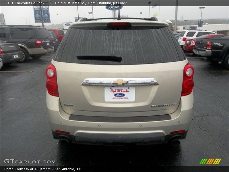 Gold Mist Metallic / Light Titanium/Jet Black 2011 Chevrolet Equinox LTZ