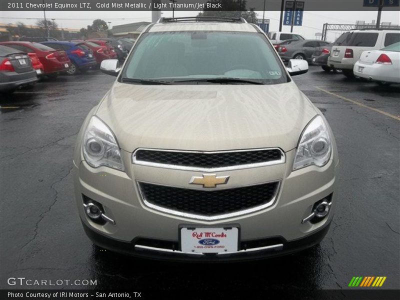 Gold Mist Metallic / Light Titanium/Jet Black 2011 Chevrolet Equinox LTZ