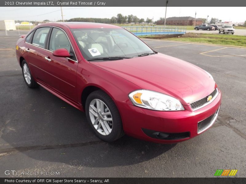 Crystal Red Tintcoat / Gray 2013 Chevrolet Impala LTZ