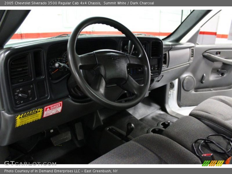Summit White / Dark Charcoal 2005 Chevrolet Silverado 3500 Regular Cab 4x4 Chassis