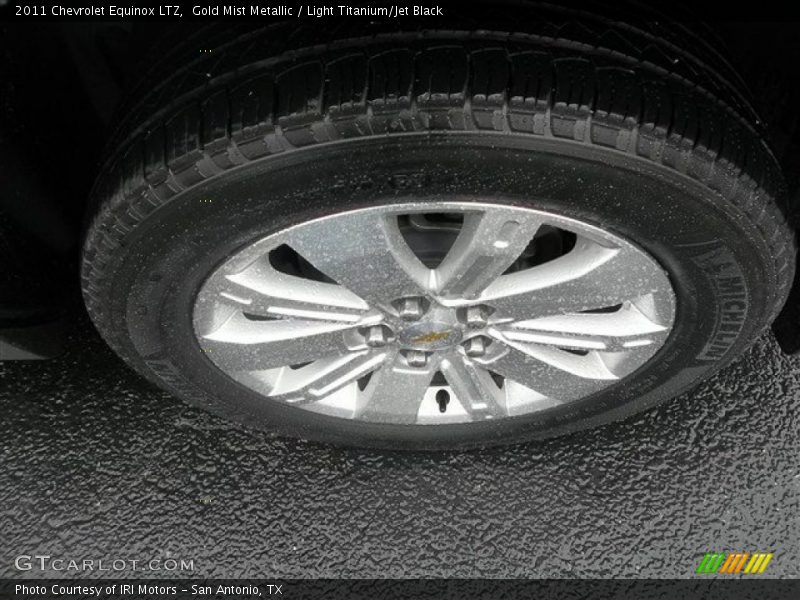 Gold Mist Metallic / Light Titanium/Jet Black 2011 Chevrolet Equinox LTZ