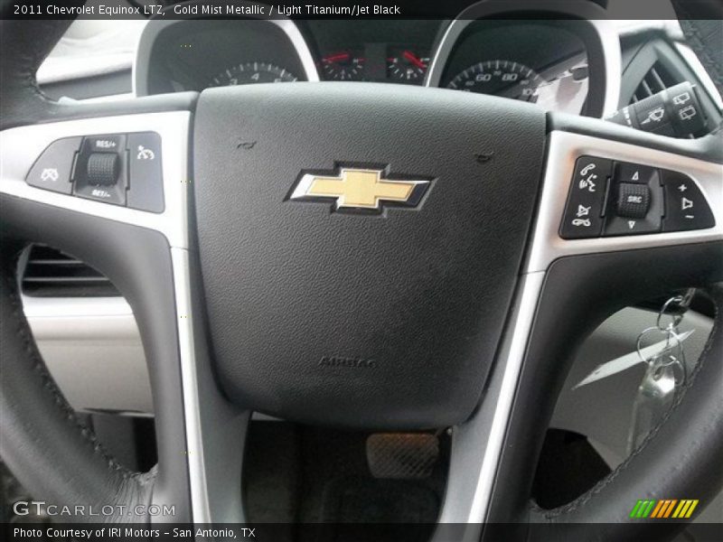 Gold Mist Metallic / Light Titanium/Jet Black 2011 Chevrolet Equinox LTZ