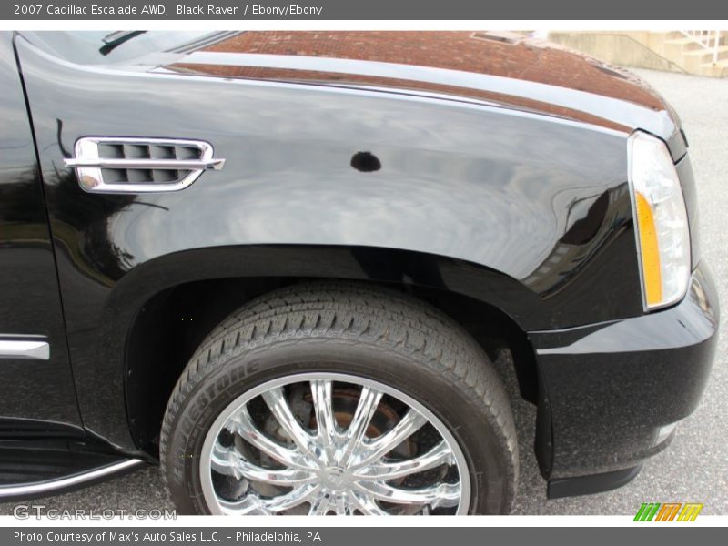 Black Raven / Ebony/Ebony 2007 Cadillac Escalade AWD