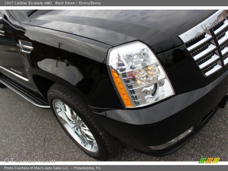 Black Raven / Ebony/Ebony 2007 Cadillac Escalade AWD
