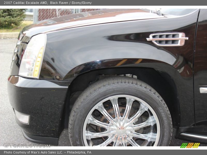Black Raven / Ebony/Ebony 2007 Cadillac Escalade AWD