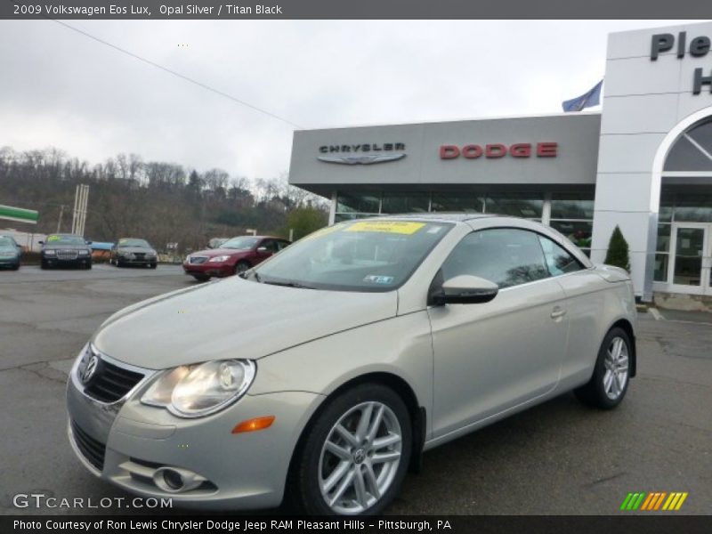 Opal Silver / Titan Black 2009 Volkswagen Eos Lux