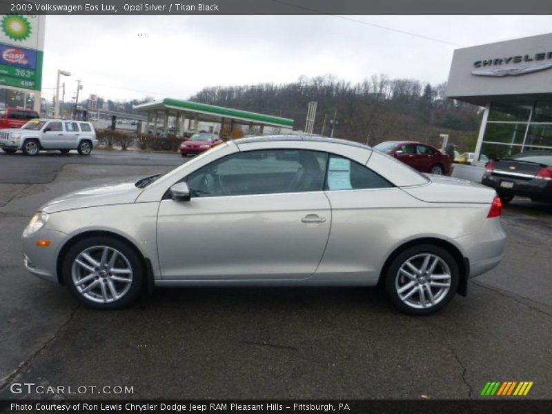 Opal Silver / Titan Black 2009 Volkswagen Eos Lux